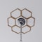 Ekena Millwork Florin Wood Fretwork Pierced Ceiling Medallion, Walnut, 30"OD x 12 3/4"ID x 1/4"T CMWP30X30X0250FOWA - alternate 7
